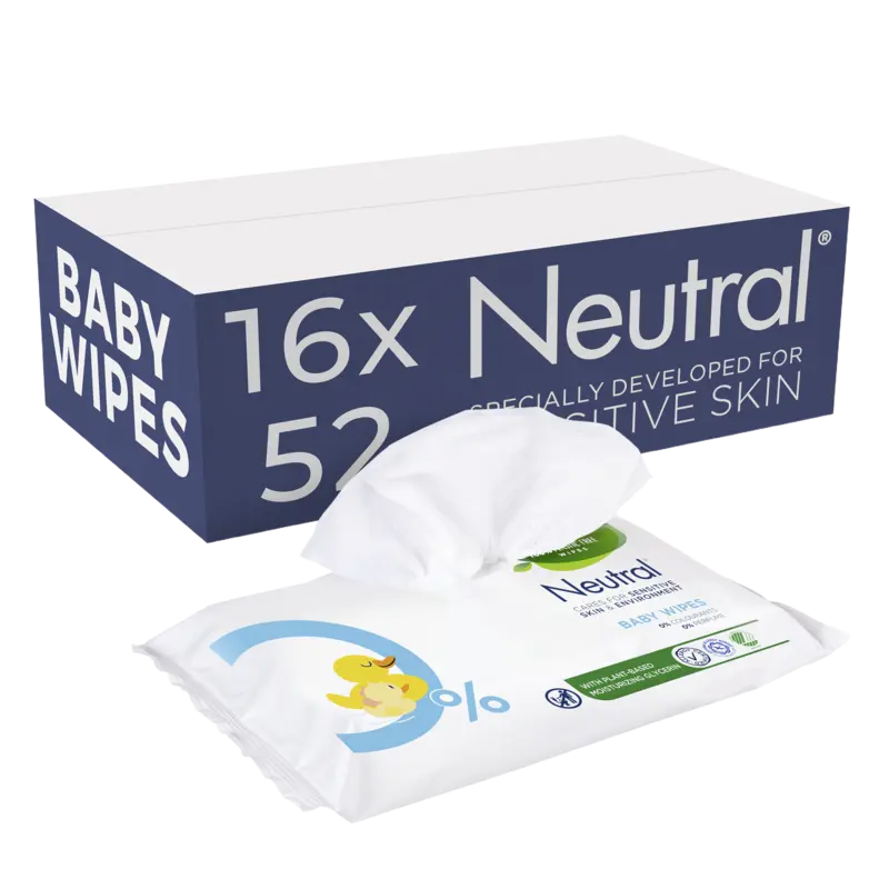 Baby wipes 0% parfume 16-pack