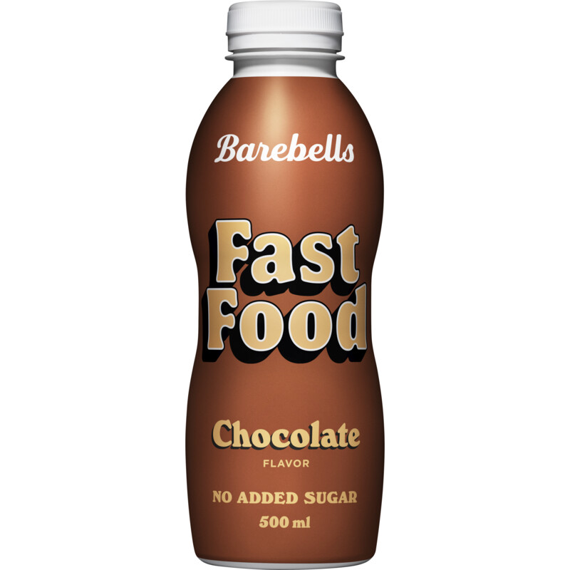 Een afbeelding van Barebells Fast food drinkmaaltijd chocolate