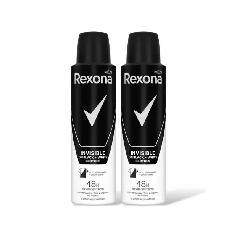 Rexona Men invisible anti-transpirant 2-pack