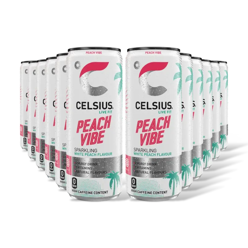 Sparkling peach vibe 12-pack