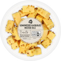 Een afbeelding van AH Gemarineerde kaasblokjes mosterd dille
