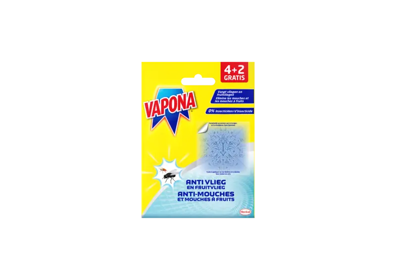 VAPONA window stickers blue 4+2