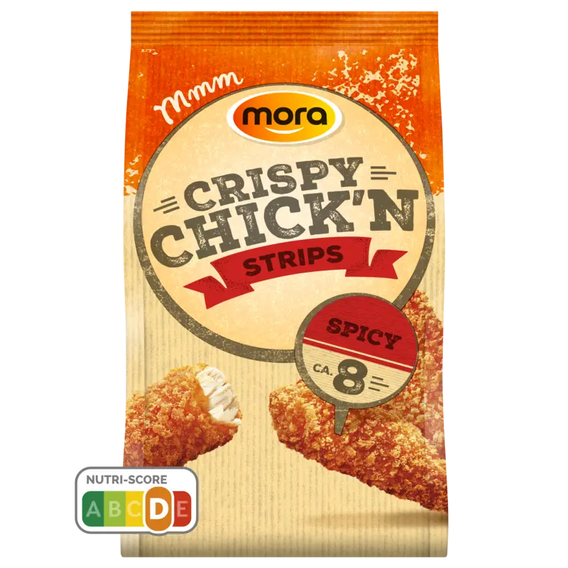 Mora Crispy chick'n spicy strips