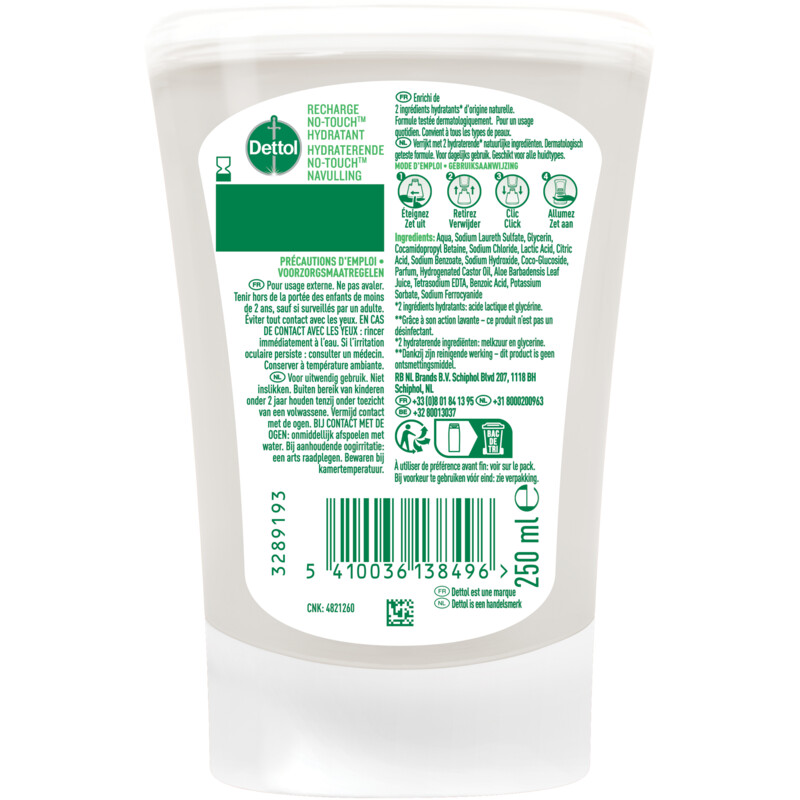 Een afbeelding van Dettol No-touch aloë vera & bamboe navulling