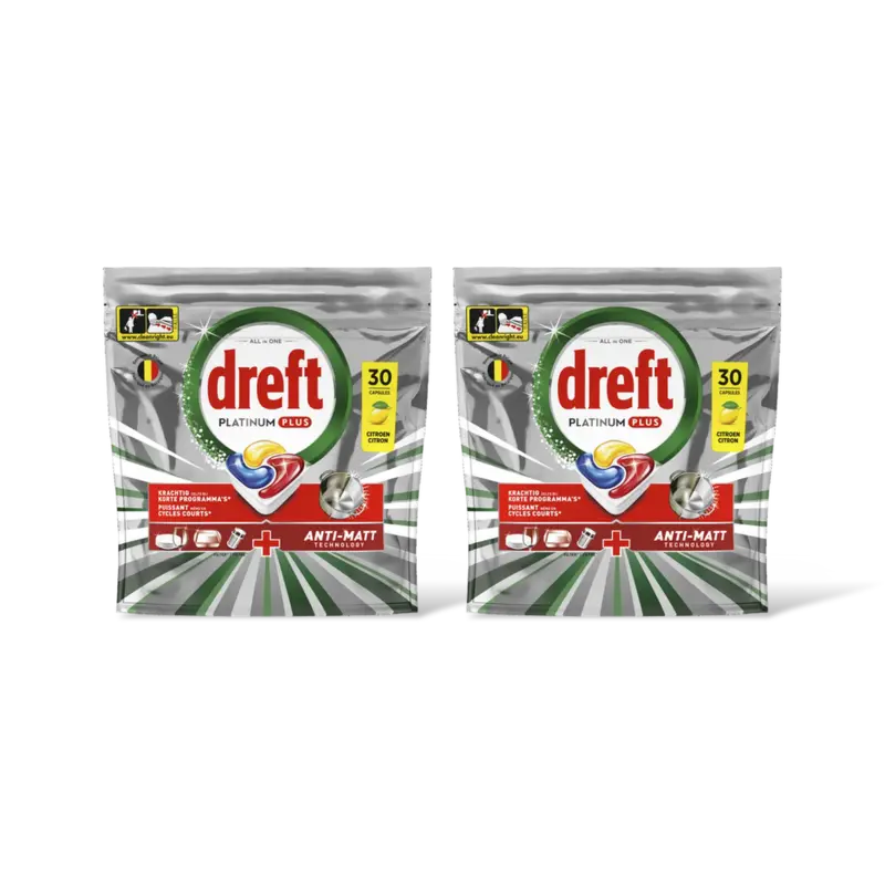 Dreft Platinum plus citroen 2-pack