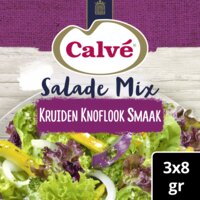 Een afbeelding van Calvé Salademix kruiden knoflook