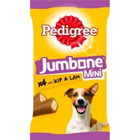 Pedigree Jumbone mini hondensnack kip en lam