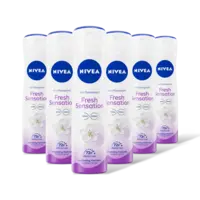 NIVEA Fresh sensation anti transp spray 6pk