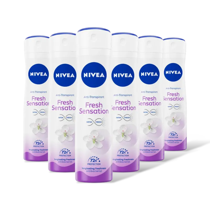 NIVEA Fresh sensation anti transp spray 6pk