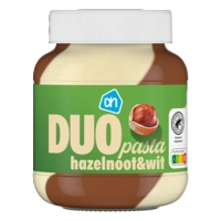 AH Duopasta hazelnoot wit