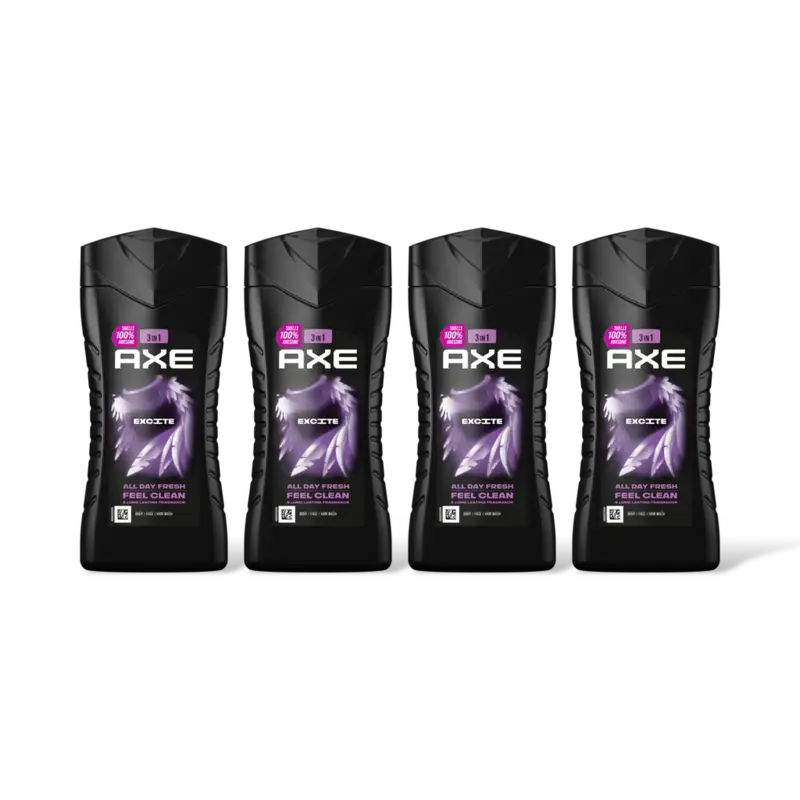 Axe Excite showergel 4-pack
