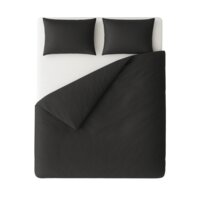 Een afbeelding van Ten Cate 2x dekbedovertrek 140x200/220 antraciet