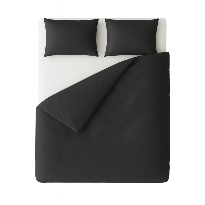 Een afbeelding van Ten Cate 2x dekbedovertrek 140x200/220 antraciet