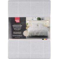Tutti Mistral Home Dekbedovertrek grijze ruit 240x200cm