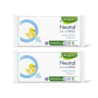 Neutral Baby wipes 0% parfume 32-pack
