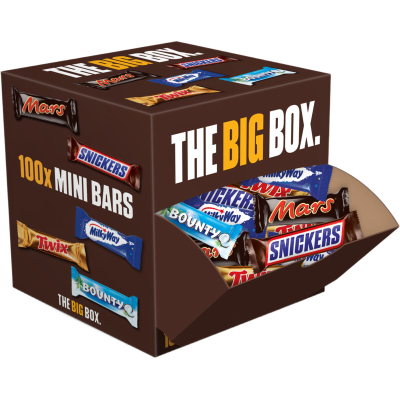 Mars The big box 100 mini bars