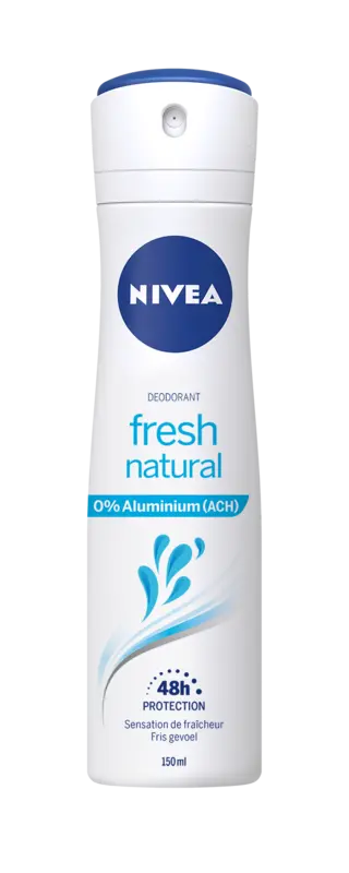Fresh natural deodorant spray