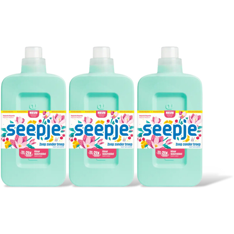 Seepje Wasmiddel kleur 3-pack
