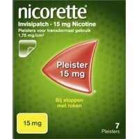 Nicorette Invisipatch pleister 15mg