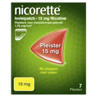 Nicorette Nicotine invisipatch pleister 15mg