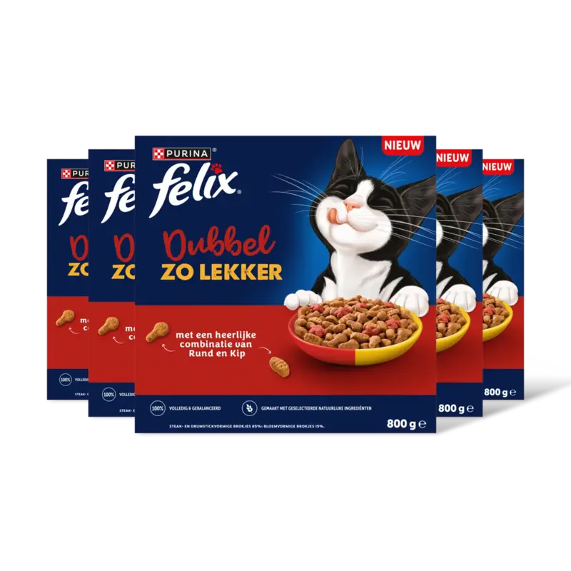 Felix Dubbel zo lekker rund en kip 5-pack