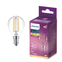 Philips Led fil kogel helder E14 40W