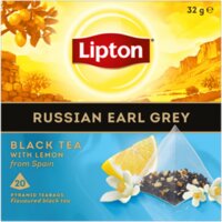 Een afbeelding van Lipton Russian earl grey black tea lemon