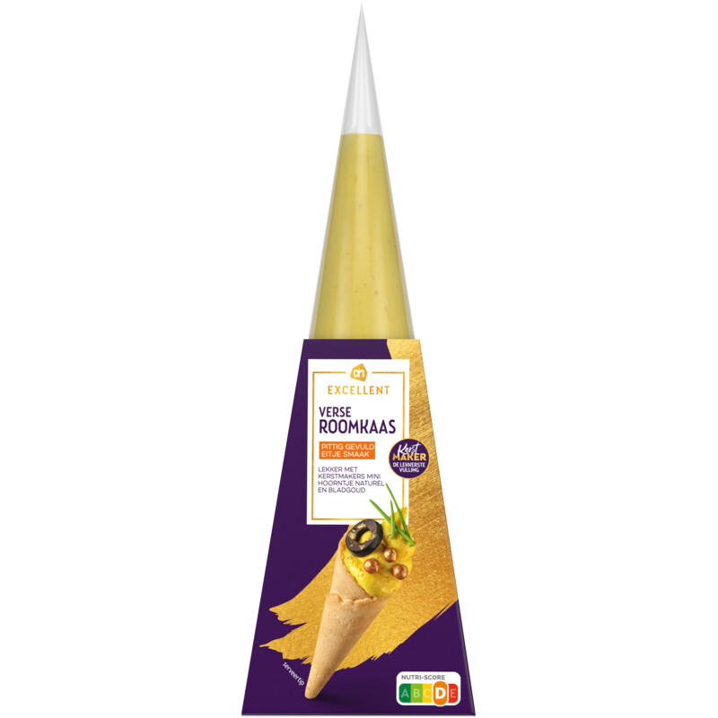Een afbeelding van AH Excellent Verse roomkaas pittig gevult eitje smaak