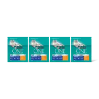 Purina ONE Senior rijk aan kip 4-pack