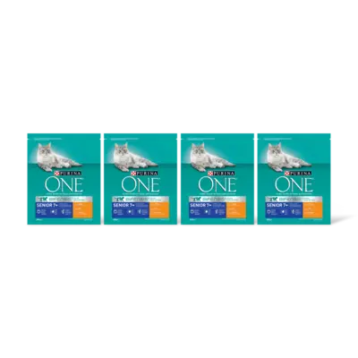 pdp-image-Purina ONE Senior rijk aan kip 4-pack