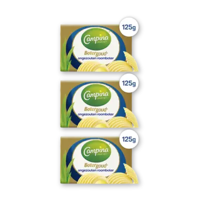 pdp-image-Campina Botergoud ongezouten roomboter 3-pack
