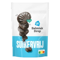 AH Salmiakdrop zout & hard suikervrij