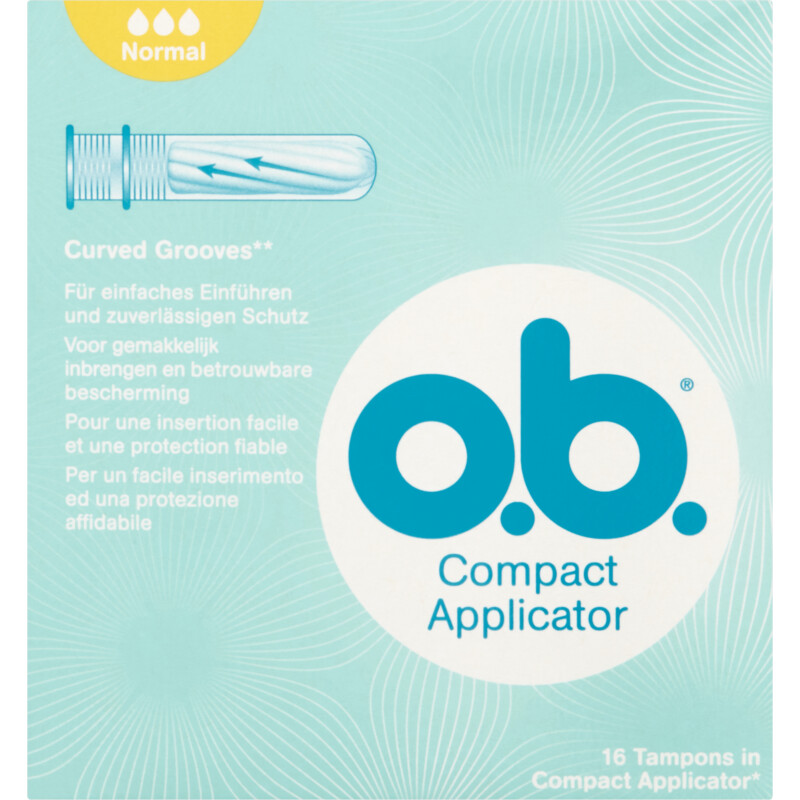 o.b. OB compact appl normaal 16st sw4/cv16 bestellen | Albert Heijn