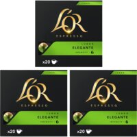 L'OR Espresso lungo elegante capsules 3-pack
