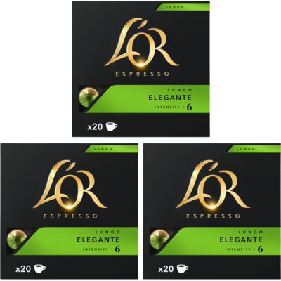 pdp-image-L'OR Espresso lungo elegante capsules 3-pack