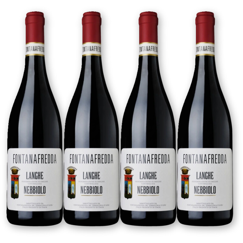 Fontanafredda Fontanafredda Nebbiolo 4 flessen