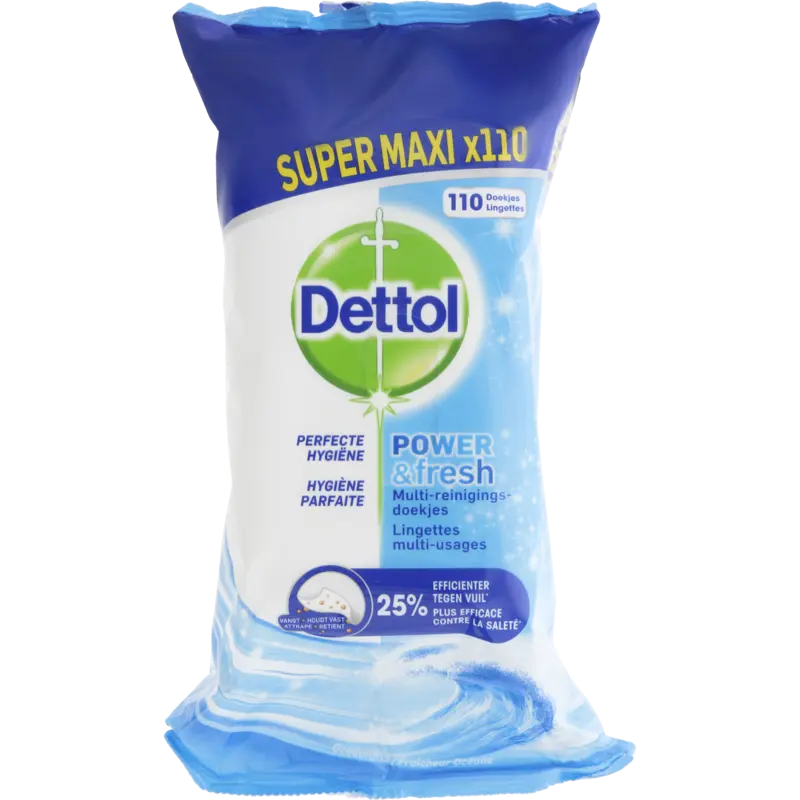 Dettol Schoonmaakdoekjes oceaanfris