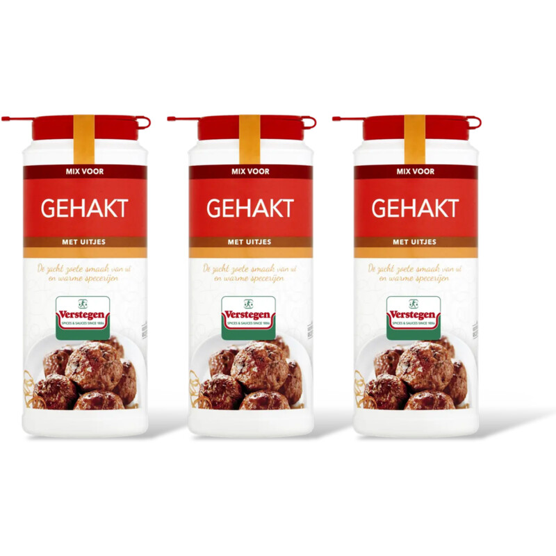 Verstegen Kruidenmix gehakt met uitjes 3-pck