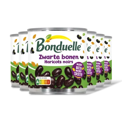 Bonduelle Bonduelle Zwarte bonen 6-pack