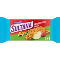 Een afbeelding van Sultana Fruitbiscuit aardbei 30% minder suiker