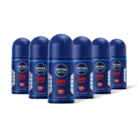 NIVEA Men dry impact anti transpirant rol 6pck