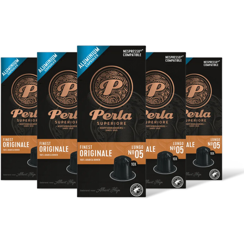 Perla Superiore Finest originale lungo capsules 5-pack
