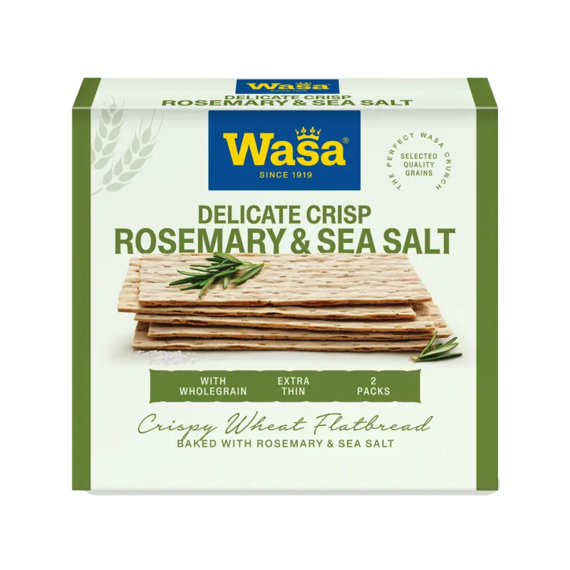 Wasa Delicate crisp rosemary & salt