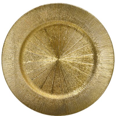 pdp-image-AH Excellent Onderbord goudkleurig lijnen 33cm