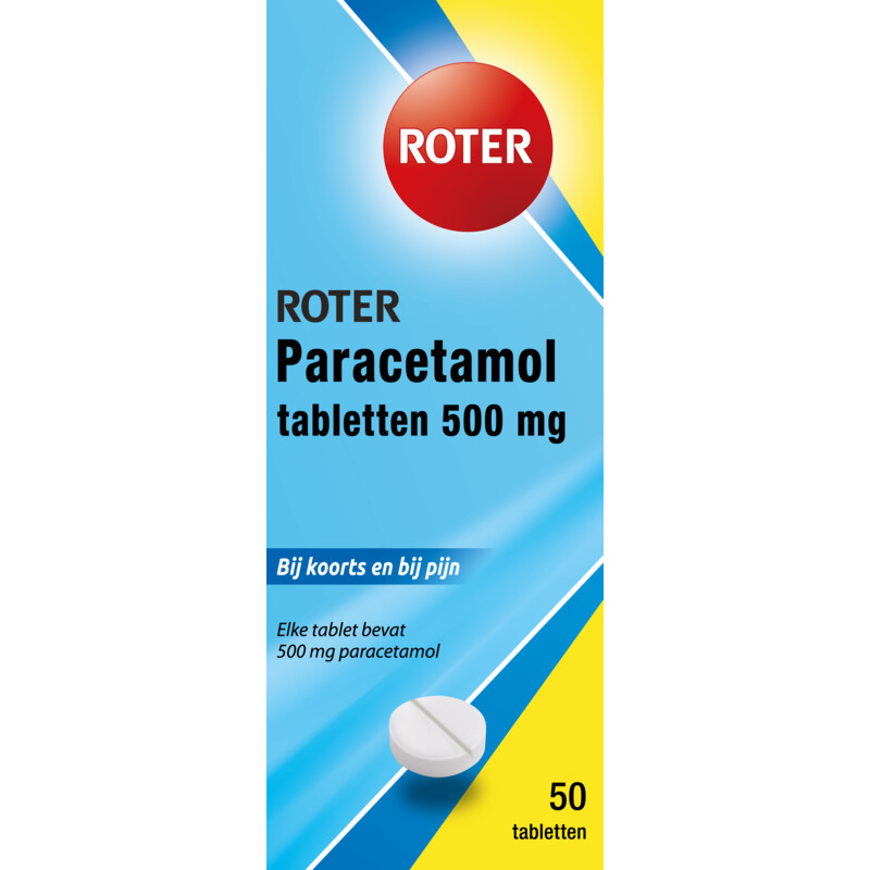 Een afbeelding van Roter Paracetamol 500 mg tabletten