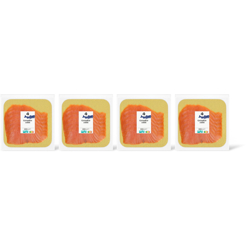 AH Gerookte zalm 4 pack