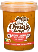 Oma's Rode linzen soep