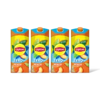 Lipton Ice tea peach zero sugar 4-pack