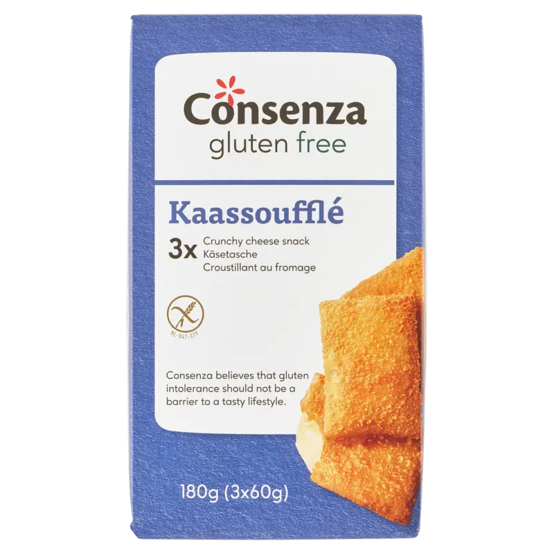 Consenza Kaassouffle bio glutenvrij