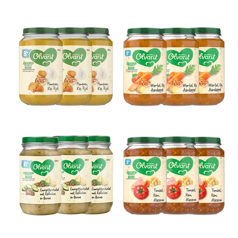 variatiemenu 8+mnd 12-pack